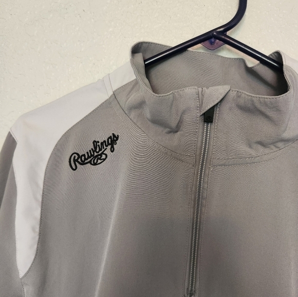 RAWLINGS Baseball Athletic Wind Breaker jacket Size Youth Medium - Picture 3 of 6